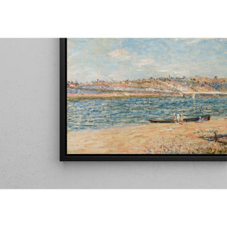 Reproduction La Berge à Saint-Mammès - Alfred Sisley