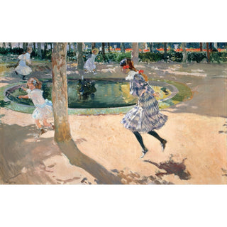Reproduction La Corde à sauter - Joaquín Sorolla