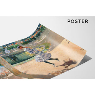 Reproduction La Corde à sauter - Joaquín Sorolla