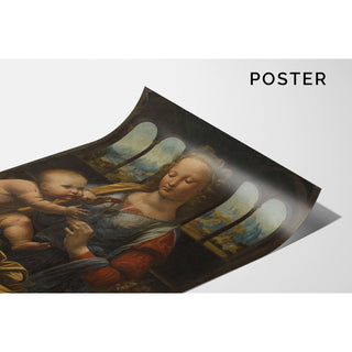 Reproduction La Madone à l'œillet - Leonardo da Vinci