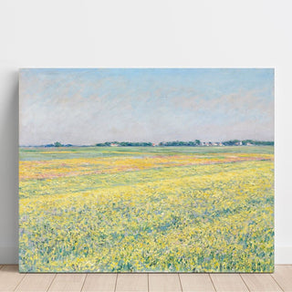 Reproduction La Plaine de Gennevilliers, Champs Jaunes - Gustave Caillebotte