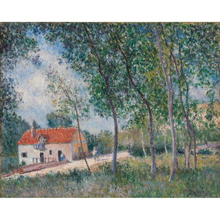 Reproduction La Route de Moret à Saint-Mammès - Alfred Sisley