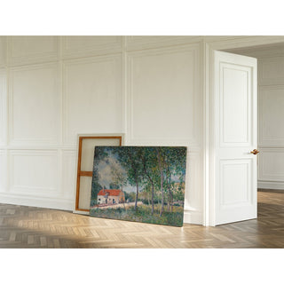 Reproduction La Route de Moret à Saint-Mammès - Alfred Sisley