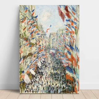 Reproduction La Rue Montorgueil - Claude Monet
