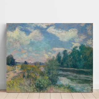 Reproduction La Seine à Bougival 1876 - Alfred Sisley