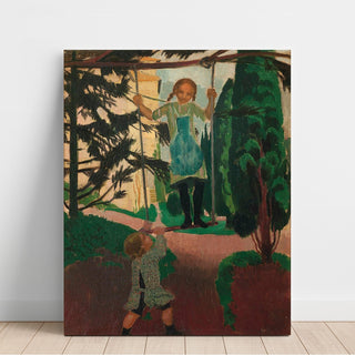Reproduction La balançoire au Prieuré - Maurice Denis