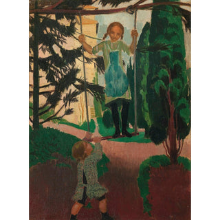 Reproduction La balançoire au Prieuré - Maurice Denis