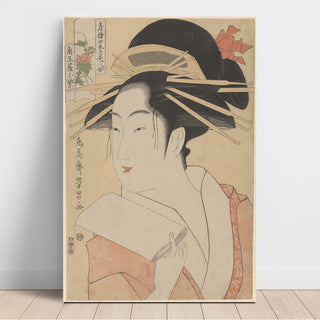 Reproduction La courtisane Kisegawa - Kitagawa Utamaro