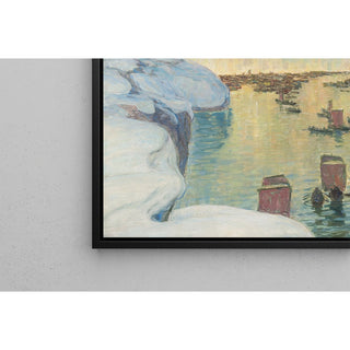Reproduction La flotte de pêche sortant en mer. Étude du nord de la Norvège - Anna Boberg