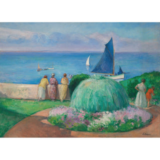 Reproduction La voile bleue, Préfailles - Henri Lebasque