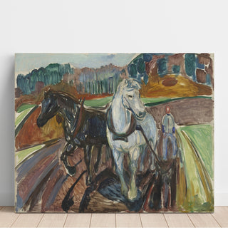 Reproduction Labourage d'automne - Edvard Munch