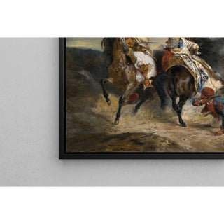 Reproduction Le Combat du Giaour et de Hassan - Eugène Delacroix