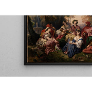 Reproduction Le Décaméron - Franz Xaver Winterhalter