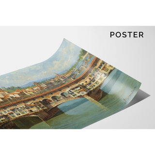 Reproduction Le Ponte Vecchio, Florence - Antonietta Brandeis