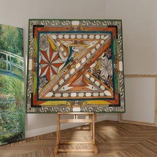 Reproduction Le Quarantt, Zohrn, idem Zohohrn et idem Ziohn ; Étoiles géantes - Adolf Wölfli