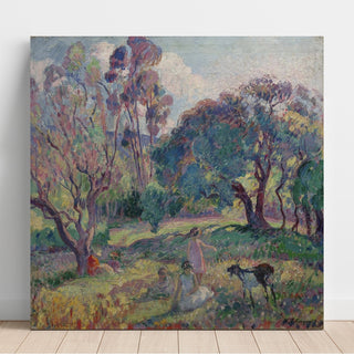Reproduction Le Repos sous les arbres - Henri Lebasque
