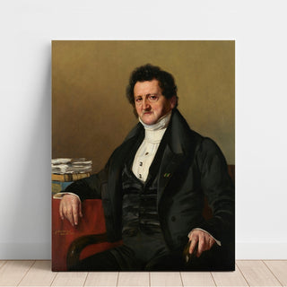 Reproduction Le banquier David Seligmann, baron von Eichthal - Franz Xaver Winterhalter