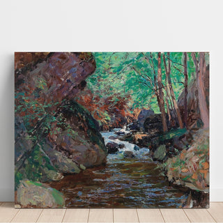 Reproduction Le cours d'un ruisseau - Alfred Zoff