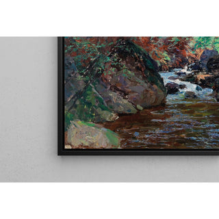 Reproduction Le cours d'un ruisseau - Alfred Zoff