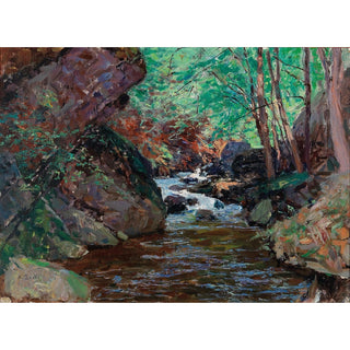 Reproduction Le cours d'un ruisseau - Alfred Zoff