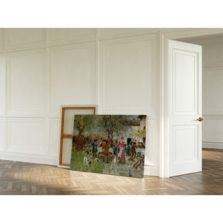 Reproduction Le déjeuner des chasseurs - Raffaello Sorbi
