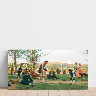 Reproduction Le jeu du saute-mouton - Raffaello Sorbi