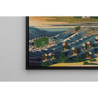 Reproduction Le mont Fuji à Kanaya sur le Tōkaidō - Katsushika Hokusai