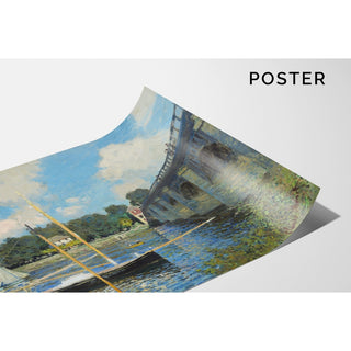 Reproduction Le pont à Argenteuil - Claude Monet