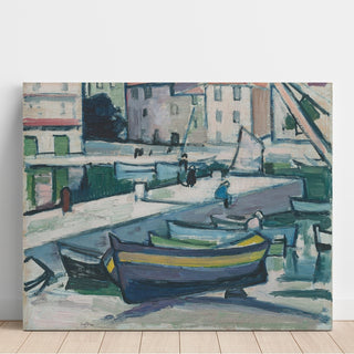Reproduction Le port, Cassis - Samuel John Peploe