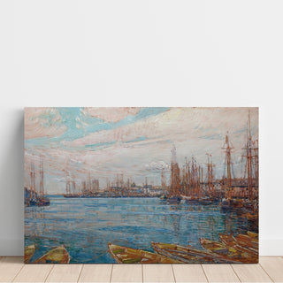 Reproduction Le port aux mille mâts - Childe Hassam