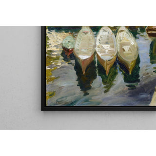 Reproduction Le port basque de Guetaria - Joaquín Sorolla