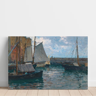 Reproduction Le port de Camogli - Alfred Zoff