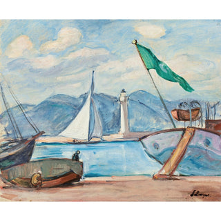 Reproduction Le port de Saint-Tropez - Henri Lebasque