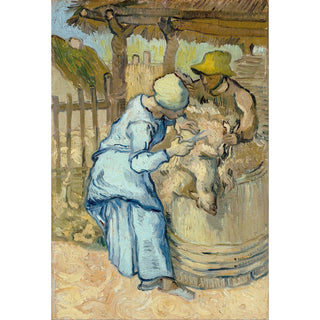 Reproduction Le tondeur de moutons d'après Millet - Vincent van Gogh