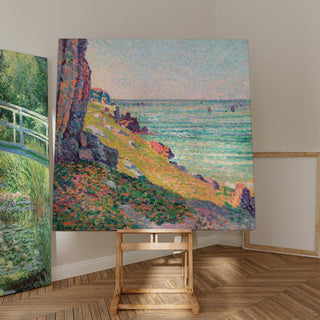 Reproduction Les Rochers à Agay - Maximilien Luce