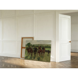 Reproduction Les cavaliers - Edgar Degas