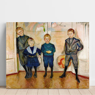 Reproduction Les fils du Dr Linde - Edvard Munch