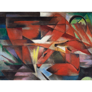 Reproduction Les renards - Franz Marc