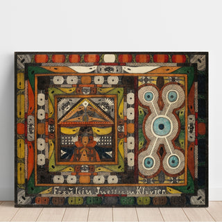 Reproduction Mademoiselle Iness, au piano - Adolf Wölfli