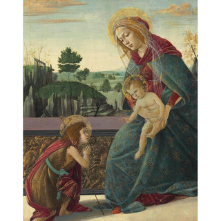 Reproduction Madone et Enfant avec le jeune Saint Jean-Baptiste - Sandro Botticelli