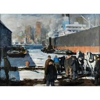 Reproduction Men of the Docks - George Bellows