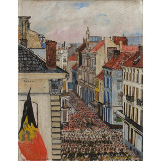 Reproduction Musique à Vlaanderenstraat - James Ensor