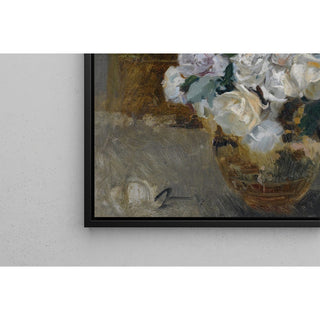 Reproduction Nature morte aux roses blanches - Joaquín Sorolla