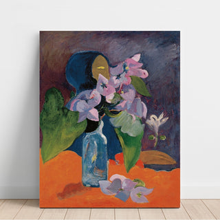 Reproduction Nature morte avec fleurs et idole - Paul Gauguin
