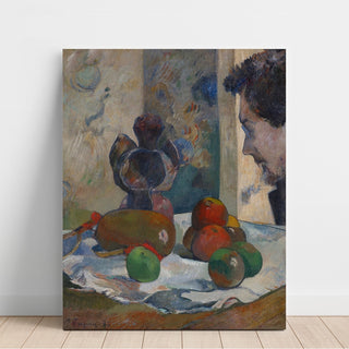 Reproduction Nature morte avec profil de Laval - Paul Gauguin
