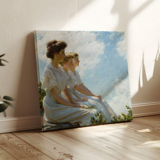 Reproduction On the Heights - Charles Courtney Curran