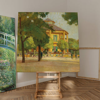 Reproduction Pavillon de plaisance, Prater, Vienne - Carl Moll