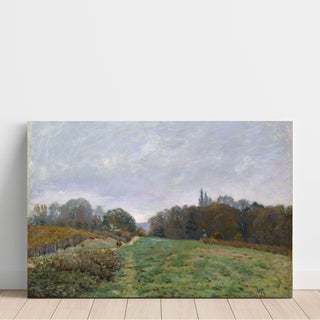 Reproduction Paysage à Louveciennes - Alfred Sisley