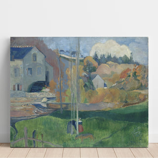 Reproduction Paysage en Bretagne, Le Moulin de David - Paul Gauguin