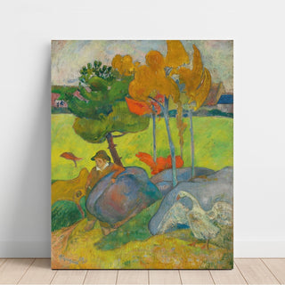 Reproduction Petit Breton à l'Oie - Paul Gauguin